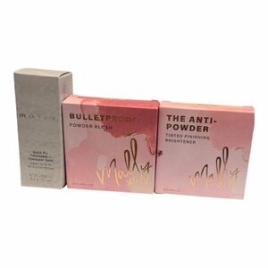 Mally Beauty Face Makeup Bundle Anti-Powder Quick Fix Stick Blush Proud Pink New